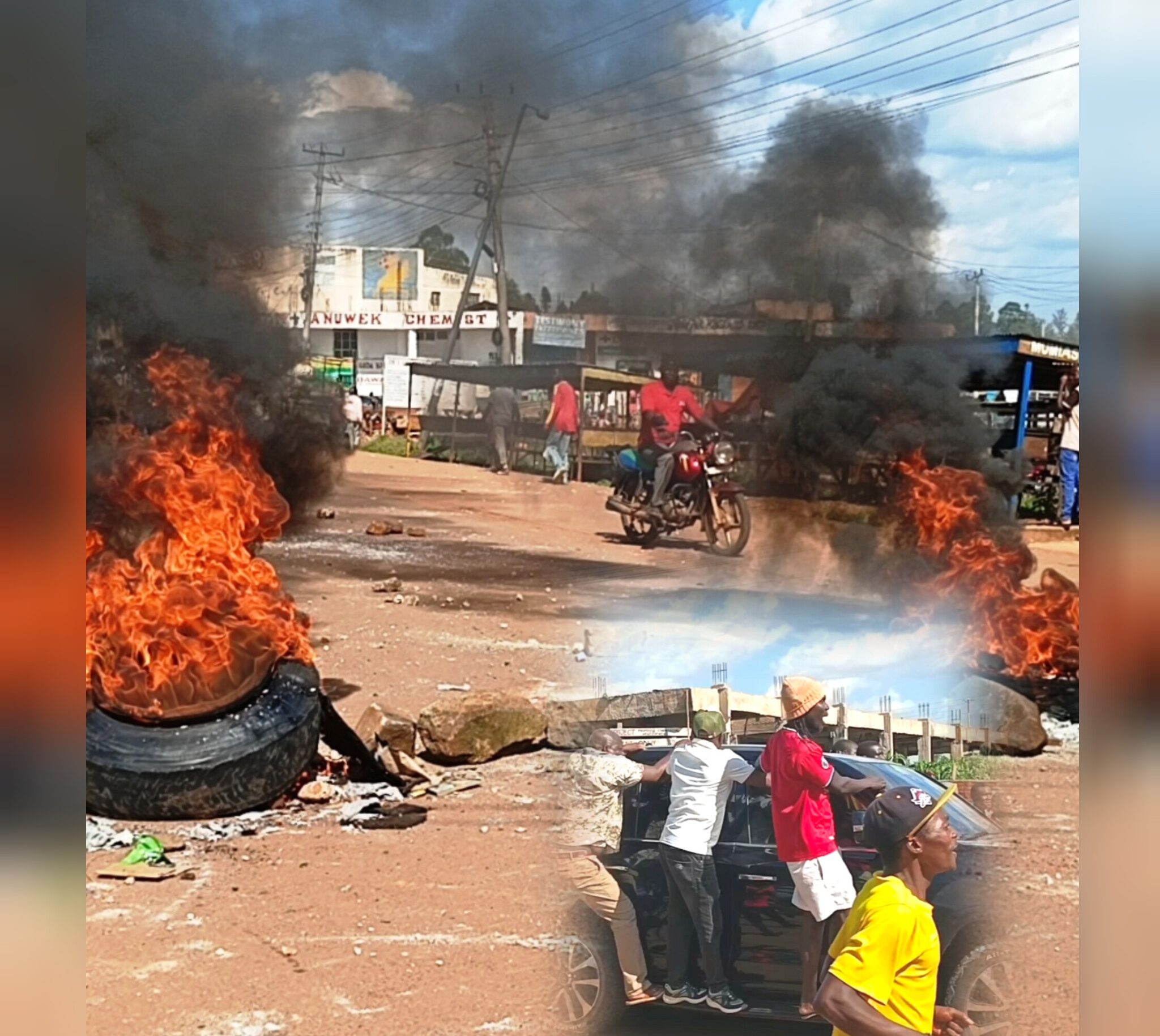 Police Battle Protesters as Madaraka Day Turns Violent in Mumias