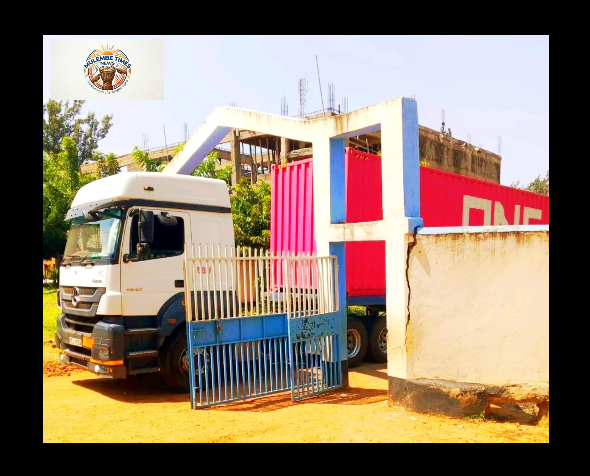 Amagoro School Gate Destroyed by Truck Delivering Materials for ACK Bishop’s Consecration